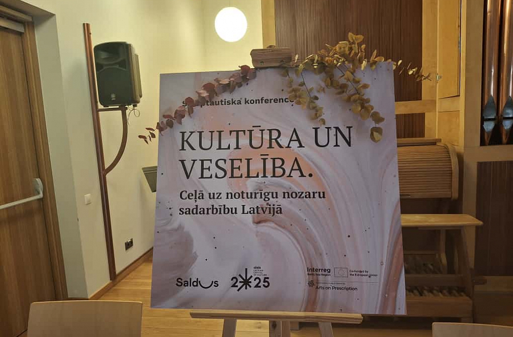 Arī kultūra var sniegt atbalstu. Cēsīs aizvadīta konference "Kultūra un veselība"