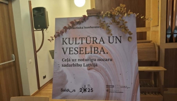 Arī kultūra var sniegt atbalstu. Cēsīs aizvadīta konference "Kultūra un veselība"