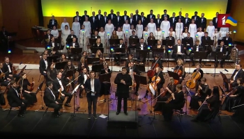 Koncerts "Baltijas mūzika Ukrainas atbalstam" Lielajā ģildē (video)