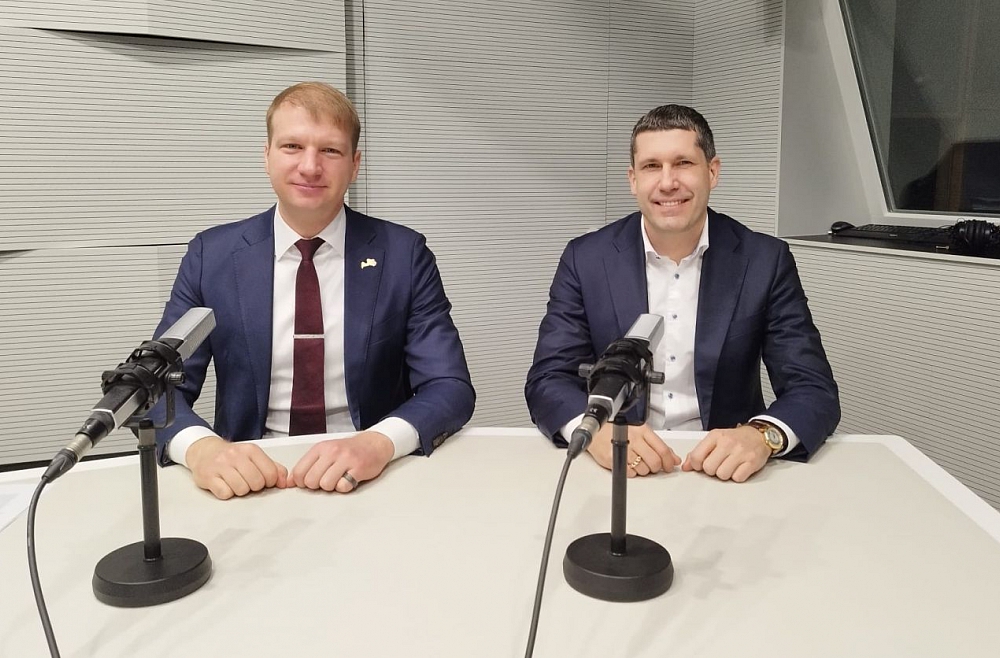 Kaspars Melnis un Mārtiņš Čakste