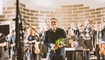 Koncerts ""Sinfonietta Rīga" un Jērgs Vidmanis" LU Lielajā aulā