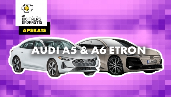 Automašīnu Audi A5 un A6 e-tron apskats