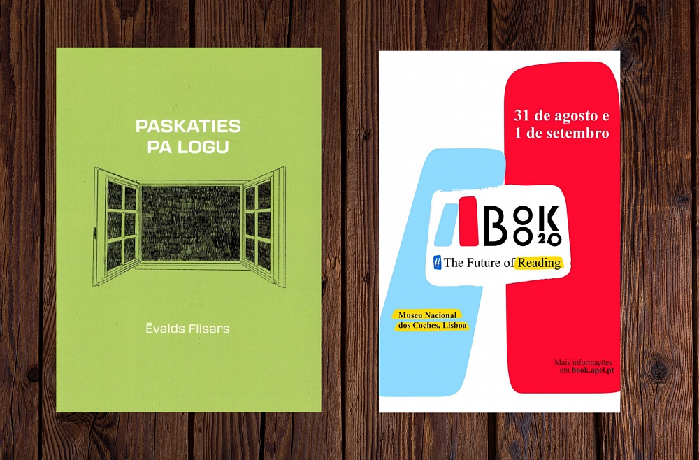 Ēvalda Flisara romāns "Paskaties pa logu" un iespaidi konferencē "Book 2.0"