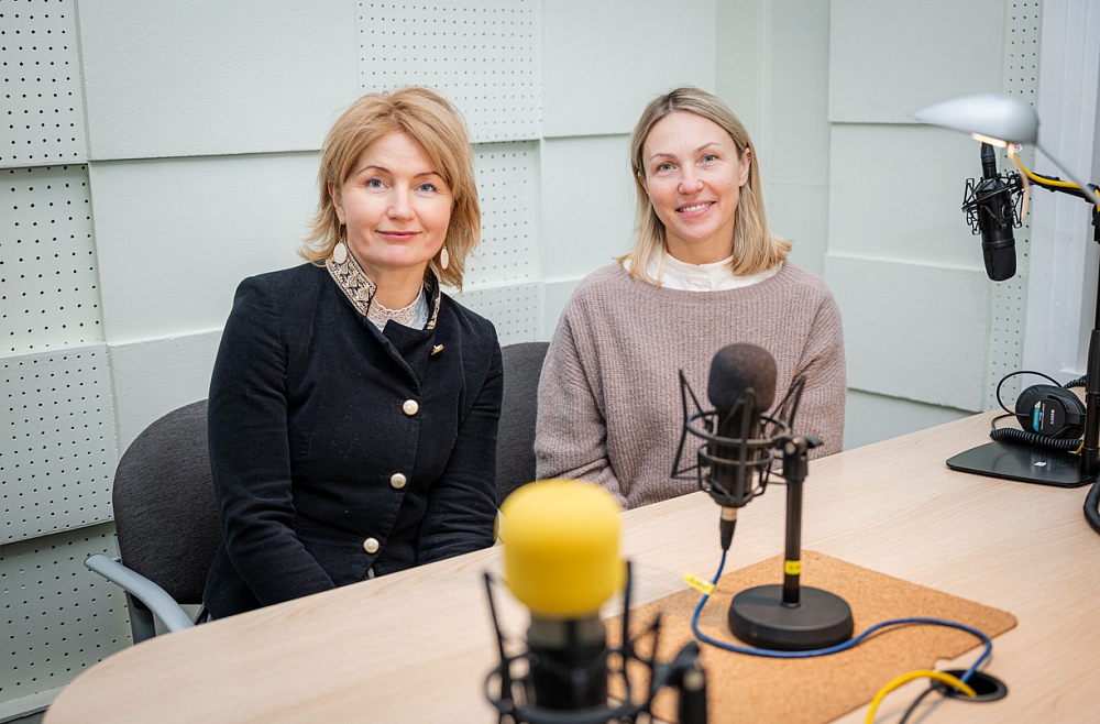 Elīna Apsīte un Lilija Lipora