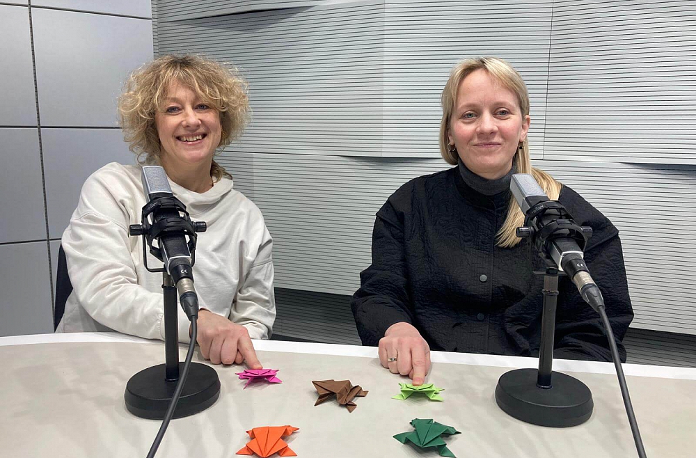 Ilze Lasmane-Brože un Marta Selecka