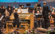 Iveta Apkalna Guntis Kuzma LSO