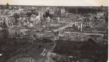 Otrā pasaules kara laikā un pēc kara sagrautās un mainītās Latvijas pilsētas