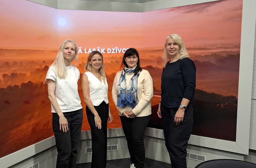 Jekaterina Pudova, Kristīne Poiša, Inga Zemīte un Kristiāna Lapiņa