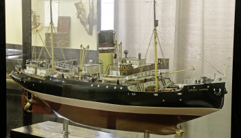 Vai zini, cik plaša ir kuģu modeļu kolekcija Rīgas vēstures un kuģniecības muzejā?