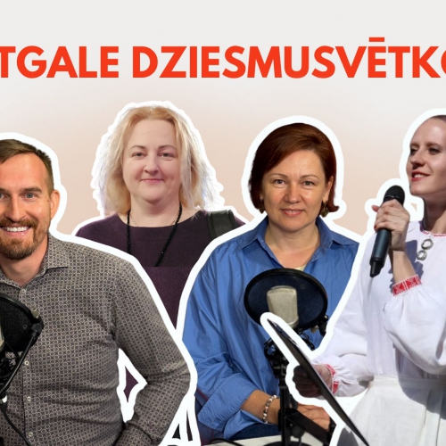 Latgolys jaunīši gatavejās školānu dzīšmu svātkim