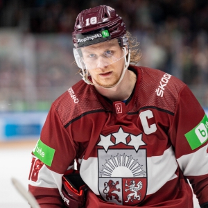 Hokejists - Latvijas izlases kapteinis Rodrigo Ābols