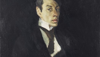 Sejas izteiksme. Jēkaba Kazaka 1916.gada "Pašportrets melnā”