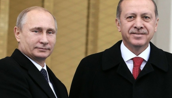 Erdogans un Putins Sanktpēterburgā varētu pārrunāt valstu ekonomisko sadarbību