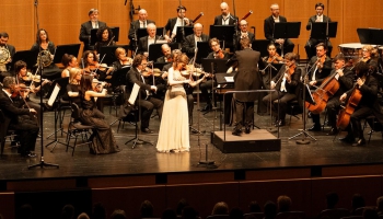 Itāļu Šveices orķestris un diriģents Julians Rahlins Lugano Mākslas un kultūras centrā