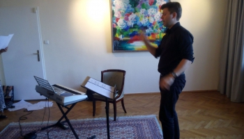 "Klasikas" viesis - diriģents Andris Rasmanis no Vīnes