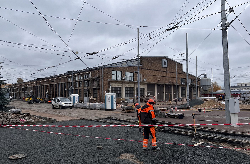 Rīgā pārbūvē vēsturisko 5. tramvaja depo Rīgā pārbūvē vēsturisko 5. tramvaja depo