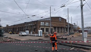 Rīgā pārbūvē vēsturisko 5. tramvaja depo
