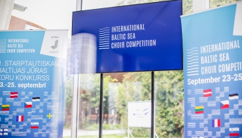 Pirmais starptautiskais Baltijas jūras koru konkurss. Obligātā kārta
