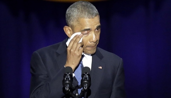 Obama atvadu runā aicina amerikāņus aizstāvēt demokrātiju
