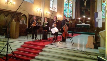 "Quattro Baltica" koncerts "Pēcpusdiena ar Pēteri Vasku" 11. jūnijā Cēsu Sv. Jāņa baznīcā