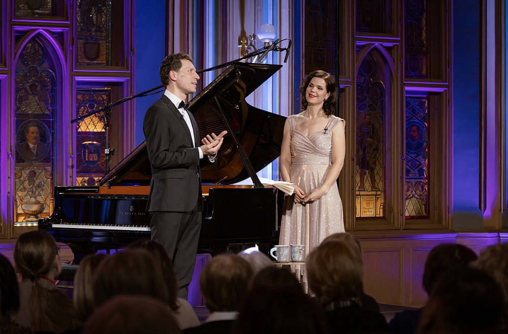 Zanda Švēde un Reinis Zariņš Mazajā ģildē