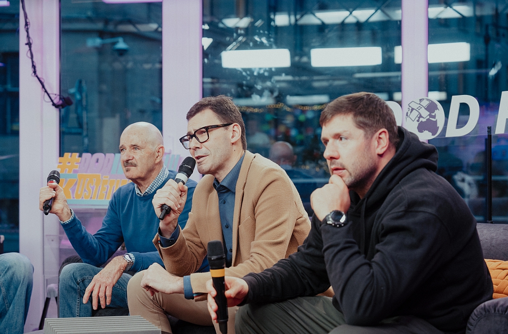 Dod pieci, Igo Japiņš, Aigars Nords, Raimonds Elbakjans