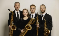 Rīgas Saksofonu kvartets (no kreisās): Ainars Šablovskis, Baiba Tilhena, Aigars Raumanis un  Rūdolfs Pēteris Rubenis