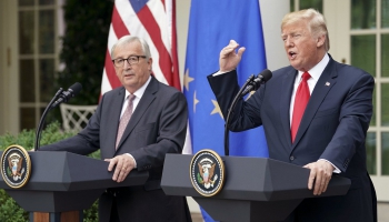 ASV un ES vienojas risināt tirdzniecības strīdu