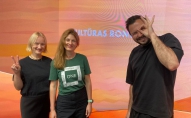 Ieva Zībarte, Laura Slaviņa un Artūrs Analts