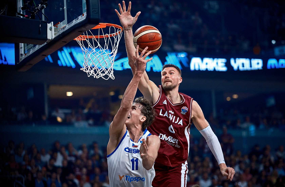 eurobasket Latvija-Čehija