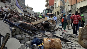 Itāliju satricinājusi 6,2 magnitūdu zemestrīce