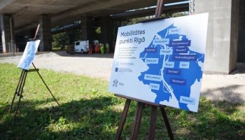 Rīgā sāk būvēt mobilitātes punktus; to ierīkošanā plānots nozāģēt teju 460 koku