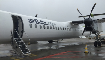 "airBaltic" kavējoties ar avansa maksājumu "Bombardier"