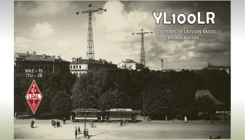 YL100 LR - šādu kodu Latvijas Radioamatieru līga Latvijas Radio simtgades nedēļā