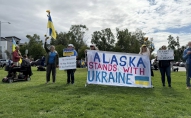 Ukraina, Aļaska, Ankoridža, protesti