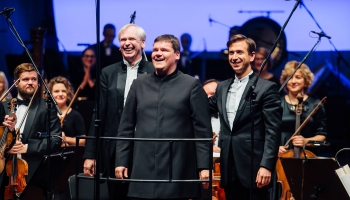 Trīs orķestri un trīs diriģenti uz vienas skatuves. Baltijas simfoniskais festivāls