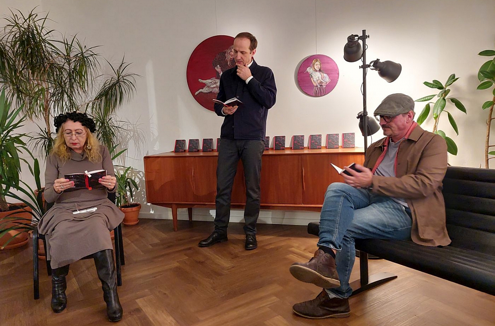 Ilona Brūvere, Kaspars Znotiņš un Jānis Eglītis