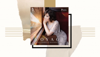 Marina Rebeka un Matjē Pordo albumā "Voyage" ("Prima Classic", 2022)
