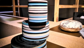 Keramikas konkursa izstāde "Atmiņu lāde" Marka Rotko centrā Daugavpilī