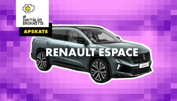 Automāšīnas "Renault Espace Etech Hybrid" apskats