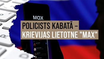 Policists kabatā: Kā Krievijas lietotne "Max" kļūst par Kremļa "aci" telefonos