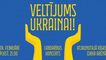 Ar veltījumu Ukrainai labdarības koncertā piedalīsies  vairāk nekā 100 Latvijas mūziķi 