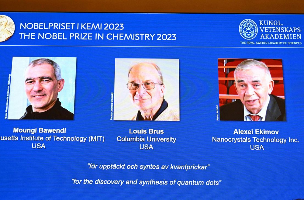 Nobela prēmija ķīmijā piešķirta pētījumiem par kvantu punktu pielietošanu zinātnē