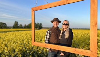 Uzņēmējs no laba prāta - lauksaimnieks un agronoms Elvis Lazdiņš