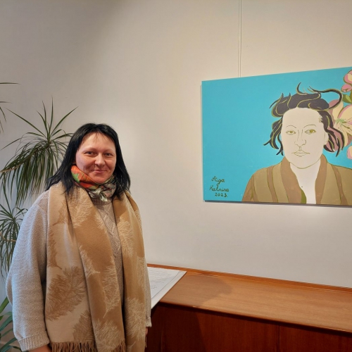 Skaistuma klātbūtnē mēs maināmies uz labu – pārliecināta māksliniece Aiga Kalniņa