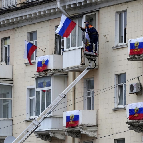 Krievija vēlas pavilkt lielu Ukrainas gabalu zem sava karoga. Saruna ar ukraiņu politologu