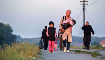 Latvijā ieradusies bēgļu grupa no Grieķijas