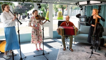 Studijā viesos kapela "Brička"