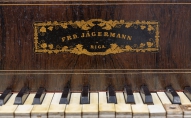 Friedrich Jägermann, Frīdrihs Jēgermanis, klavieres
