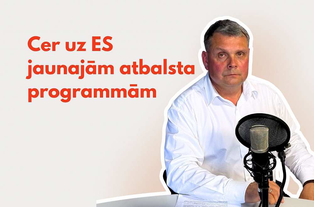 Aldis Adamovičs Latgolys atteisteibai cer iz ES jaunom atbolsta programom